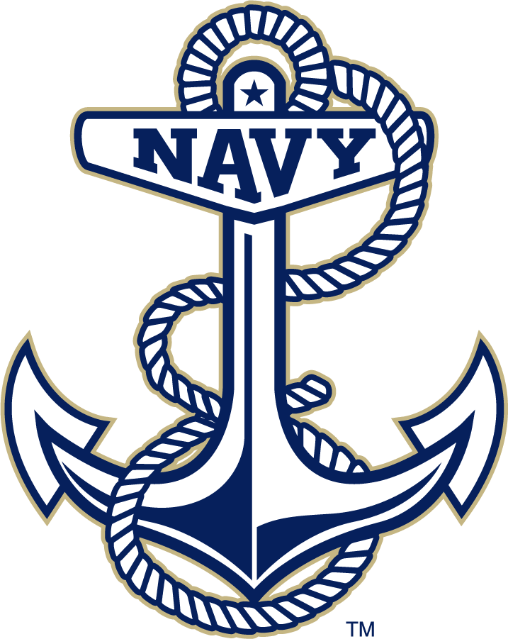 Navy Midshipmen 2016-Pres Secondary Logo DIY iron on transfer (heat transfer)